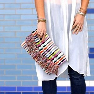 Colorful clutch from Stella & Dot